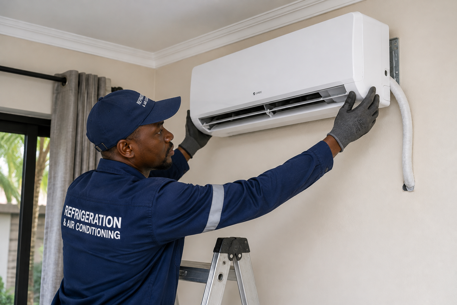 Air conditioning installation